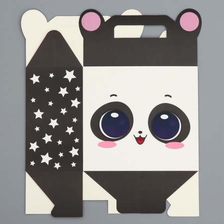 Gift folding box, packaging, Panda, 23 x 20 x 10 cm-4