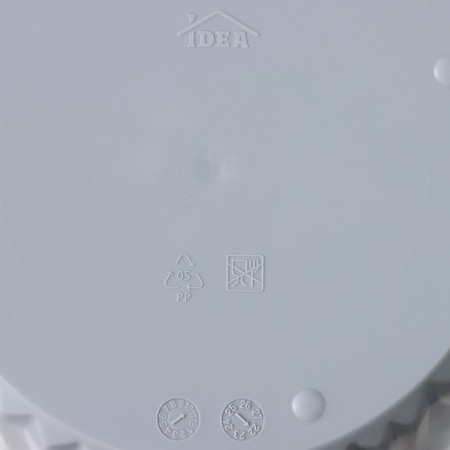 Kashpo for flowers with an insert “wave”, 8 l, d = 25 cm, h = 21.5 cm, color gray color-3