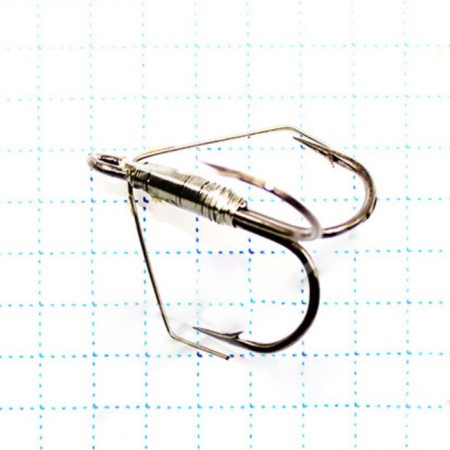 The hook KOI Weedless Treble Hook, size 2 int, BN color, non -chain tee, 5 pcs.