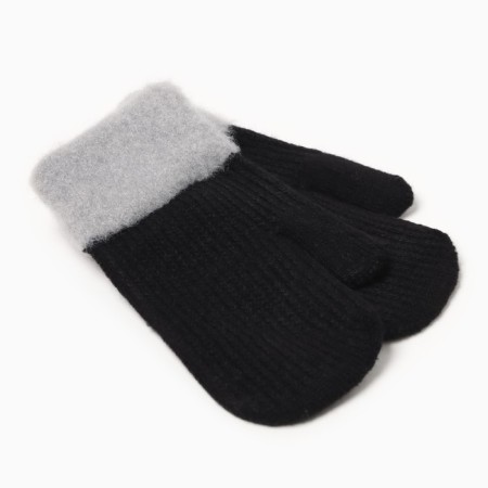 Baby mittens Minaku, col. Black, 20 cm-1