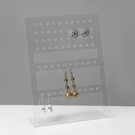 Steep stand for 30 pairs, 18 × 5 × 24 cm, 2 mm plexiglass, in a protective film-2
