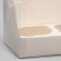 Confectionery packaging for 3 cupcake 24x10x10, white