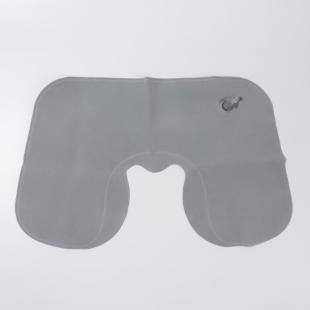 Pillow for neck is road, inflatable, 42 × 27 cm, gray color-3