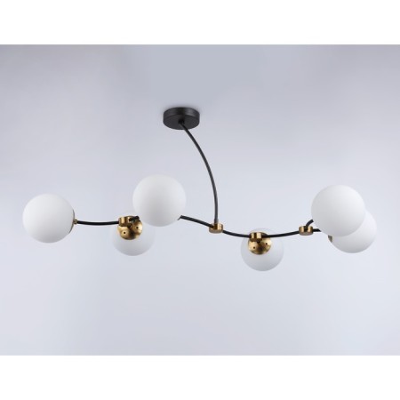 Suspended Ambrella Light, Modern, TR2555, 6HE27, Black color, bronze-1