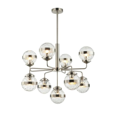Sogno 9xe27 40w rod chandelier, size 75x75x62-122 cm, color nickel-1