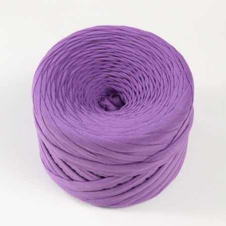 Knitted yarn, width 7-9 mm, 100m/295 g ± 10% (39 - dark lilac)-1