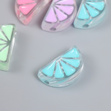 Busina Plastic "Summer breeze. Citrus lobe" Gloss Mix 2.6x1.6x0.9 cm-1