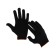 Workers, m/b gloves, knitting grade 7, 5 threads, size 9, without coating, black