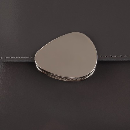 Bag Fraille 4.8 × 3.5 cm, pearl silver color-4