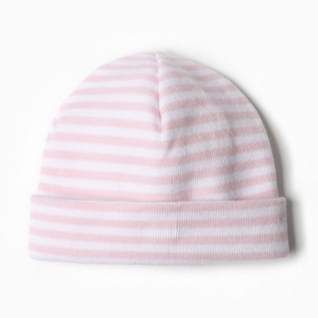 Baby hat, pink color, size 40