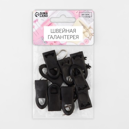 Lightning Poller, removable, 4.4 × 1.6 cm, 10 pcs, black color-4
