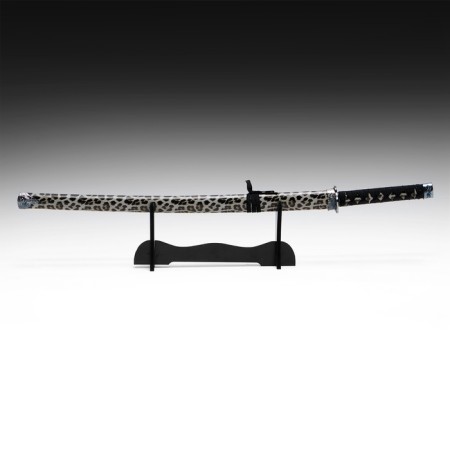 Souvenir weapon "Katana on the stand", brown scabbard near Leopard, 89cm-7