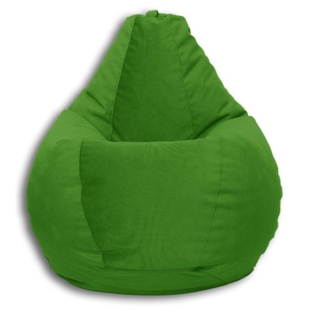 Mear-bag “Pear” Positive Real a, size m, diameter 70 cm, height 90 cm, velor, green color