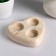 Silent Wooden under 3 candles "Heart", array, 12.5 × 12 × 3 cm