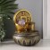 The desktop fountain from the network, backlight "Coin. Wealth" 16x16x20 cm