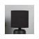 Table lamp "Kira" 1x40W E14 black 14x14x26cm