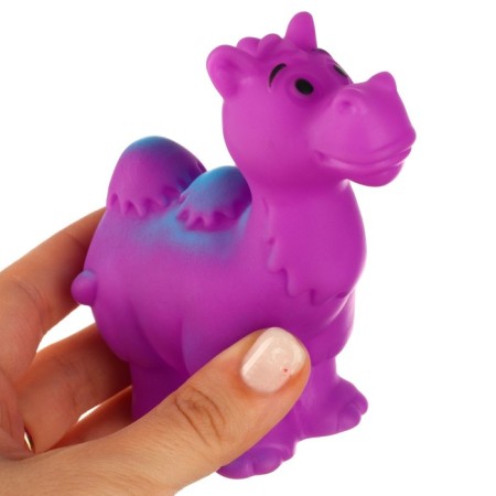 A set of rubber toys for the bath "Study animals", 5 pcs, crumb I-6