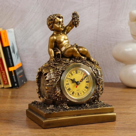 Table fireplace watches "Wine Barrel", 26 cm