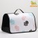 Bag - Frame Animal Carriage, 45 x 25 x 30 cm white with paws