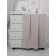 Blanket - "peas" bedspread, size 100x118 cm, beige color