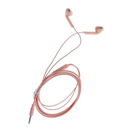 R-2 headphones, wired, inserts, microphone, 1 m, jack 3.5 mm, red-1
