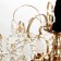 Polina chandelier 8x60W E14 gold 60x60x41cm SVK