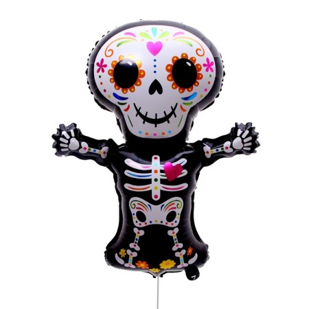 Foil ball 30 "Dear Skeleton"