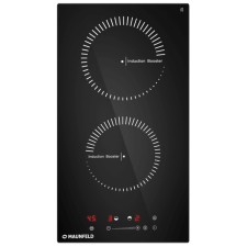 Варочная поверхность MAUNFELD CVI292STBKC, индукционная, 2 конфорки, сенсор, чёрная