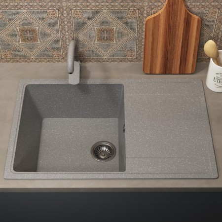 Aperwood Economwood Autonous Autonomous Office, oval, color 003 Gray matte-3