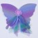 Carnival set "Butterfly", 5-7 years old, lilac: skirt, wings