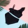 Children's swimsuit KAFTAN, height 98-104 cm, black