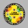 Disposable paper plate "Happy Birthday" Cargo Auto (set 6 pcs) 18 cm