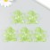 Decor for creativity plastic "Leaves" transparent green set 20 grams 0.4x4x5.2 cm