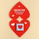 Chocolate on the card "I love you", 5 g.