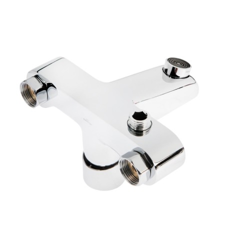 ACCOONA A6008 bath mixer, one -leaf, with shower set, brass, chrome-1