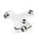 ACCOONA A6008 bath mixer, one -leaf, with shower set, brass, chrome