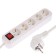 Network filter 5Bits SP5W-318 5s, 5 outlets, 3x1.5 mm2, with salary, 16 a, ABS, 1.8 m, white