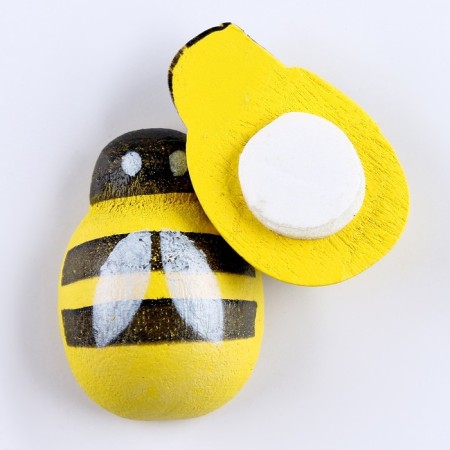 A set of decorative stickers "Bees" 20 pcs 2.5 × 1.8 cm-2