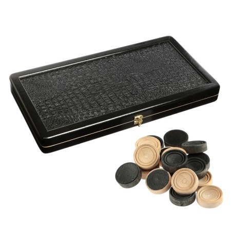 Black backgracks are large 50 x 50 cm, black, board game-2