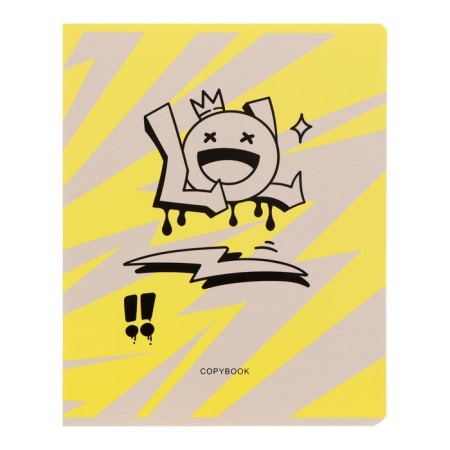Notebook of 40 sheets in the BG Crazy Art line, covered Cardboard, VD-LK, OFSET block 90%, mix-3