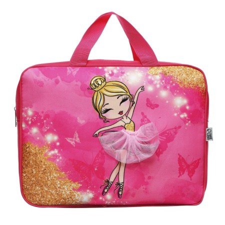 Textile folder Calligrata "Ballerina", 35 x 27 x 7 cm-1