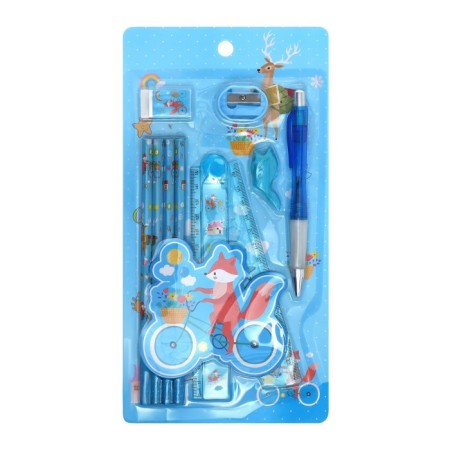 Cleaning Set, 4 CGR pencils, sharpener, eraser, ruler, handle, nozzle mix-1