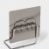 Holder for toilet paper shares, 17 × 8 cm, on Velcro