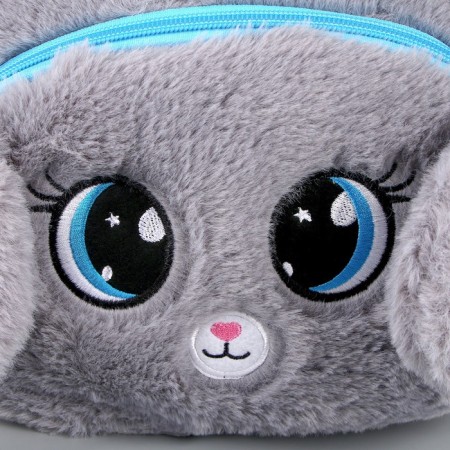 Baby plush backpack "Bunny Pushistik", 24 × 22 × 7 cm-3