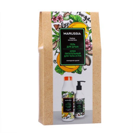 Gift set of Marussia "Cold melon": shower gel 400 ml + hand cream 150 ml-3