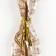 Clip tape, set 800 pcs., Length 1 pc. - 12 cm, gold color