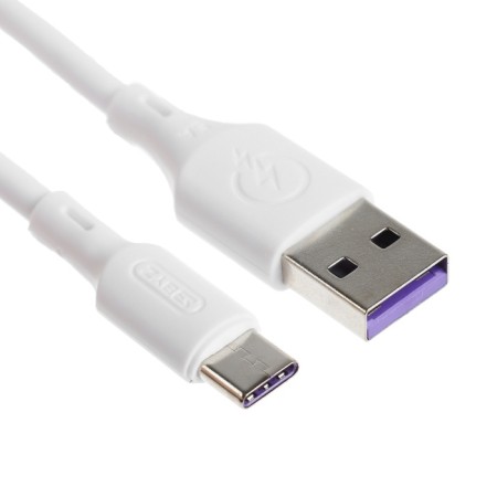 BYZ X6, Type -C cable - USB, 66 W, 5 A, 1.5 m, PD, silicone, white