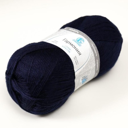 Yarn "Harmony" 50% wool, 50% acrylic 245m/100g (173 blue)-1