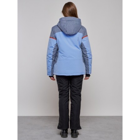 Ski jacket female, size 52, purple color-18