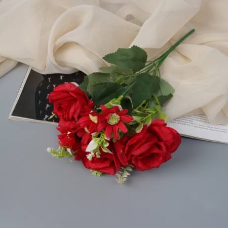 Bouquet "Rosa Chiffon and Chamomile" 30 cm, mix